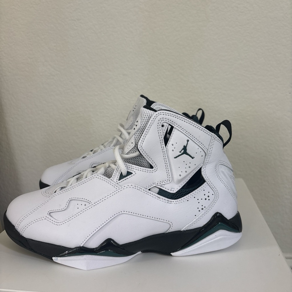 Jordan Kids White and Black High-Top Sneakers